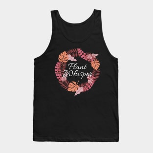 Plant Whisperer - Pink & Peach Plant Wreath Tank Top